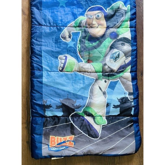 Toy Story 3 Buzz Lightyear Child Size Blue Sleeping Bag Target Is On Approach - Picture 4 of 8